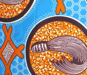 Original afrikanische Stoffe I Muster 19