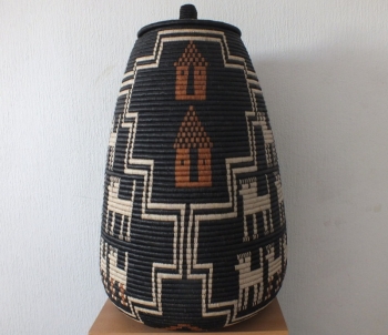 Handgemachte Sisal-Korb aus Sdafrika / Zu-001