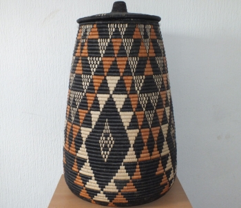 Handgemachte Sisal-Korb aus Sdafrika / Zu-002