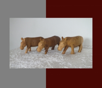 Tierskulpturen 07 | Nilpferd
