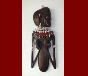 Massai Frau Maske 08