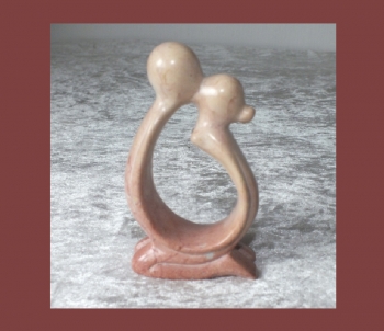 Abstrakte Skulptur 06 aus Speckstein