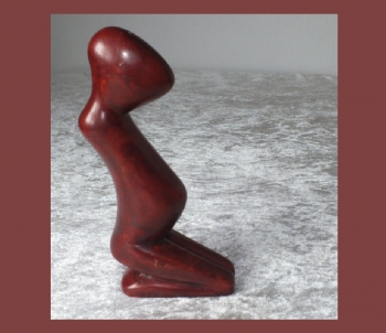 Abstrakte Skulptur 08 aus Speckstein