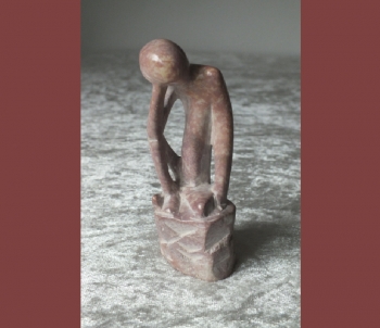 Abstrakte Skulptur 10 aus Speckstein