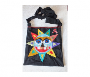 umhngetasche aus Stoff genht | handmade aus Sdafrika