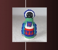 Zulu-Puppen 33 | Traditionally handmade doll of the Zulu ethnic.