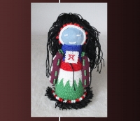 Zulu-Puppen 36 | Traditionally handmade doll of the Zulu ethnic.