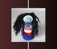 Zulu-Puppen 37 | Traditionally handmade doll of the Zulu ethnic.