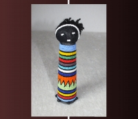 Zulu-Puppen 38 | Traditionally handmade doll of the Zulu ethnic.
