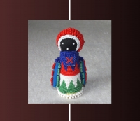 Zulu-Puppen 40 | Traditionally handmade doll of the Zulu ethnic.