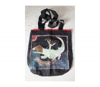 umhngetasche aus Stoff genht | handmade aus Sdafrika