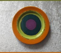 Bunte Keramik Teller | Hand made aus Sdafrika